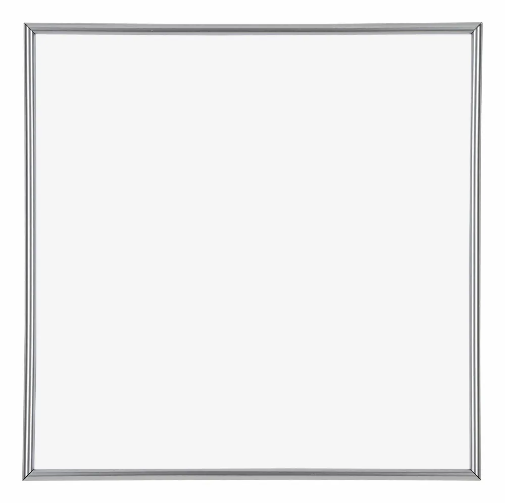 Bilderrahmen 40x40 cm - Silber Hochglanz - Kunststoff - Annecy