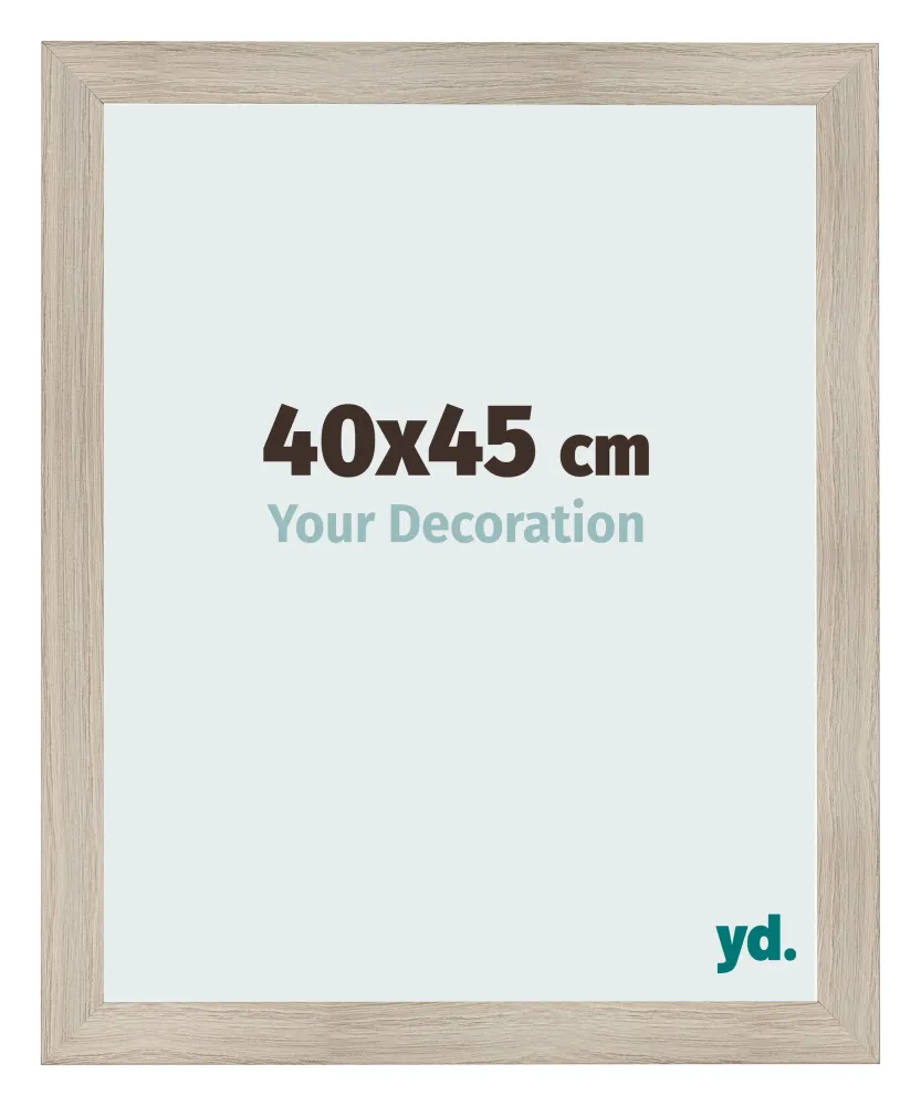 Bilderrahmen 40x45 cm - Eiche Hell - MDF - Pisa