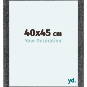 Bilderrahmen 40x45 cm - Grau Gewischt - MDF - Como