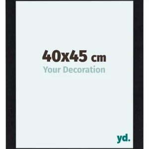 Bilderrahmen 40x45 cm - Schwarz Matt - MDF - Como