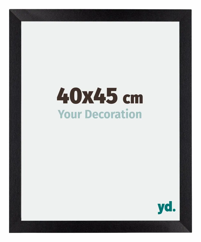 Bilderrahmen 40x45 cm - Schwarz Matt - MDF - Mura