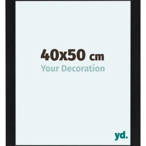 Bilderrahmen 40x50 cm - Schwarz Matt - MDF - Como
