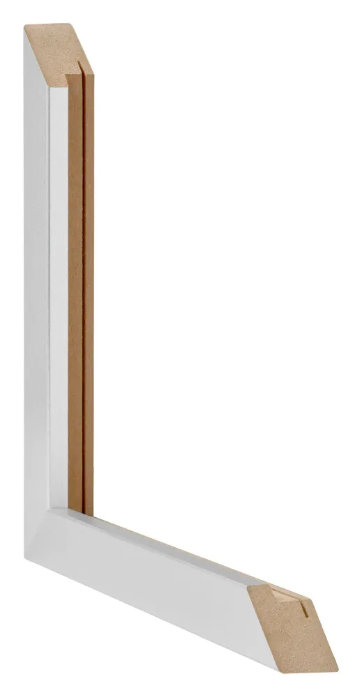 Bilderrahmen 40x50 cm - Silberglanz - MDF - Catania