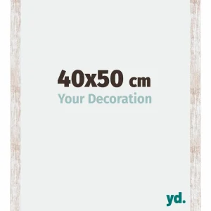 Bilderrahmen 40x50 cm - White Wash - MDF - Catania
