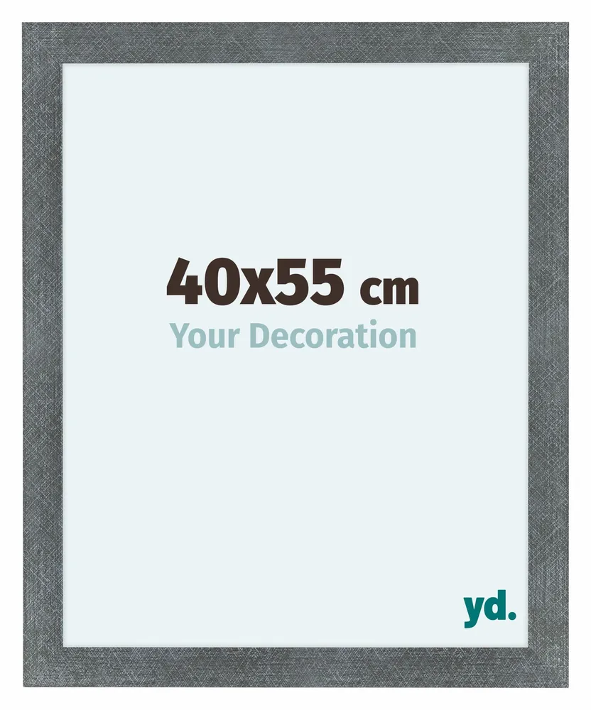Bilderrahmen 40x55 cm - Eisen Gewischt - MDF - Como