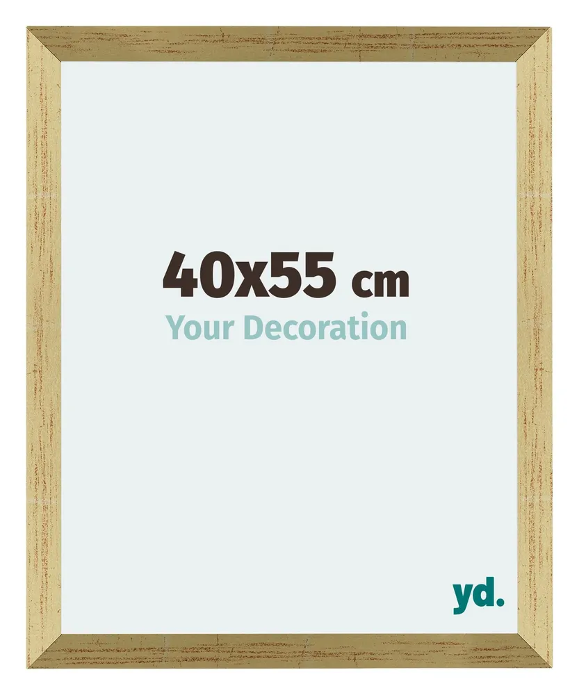 Bilderrahmen 40x55 cm - Goldglanz - MDF - Mura