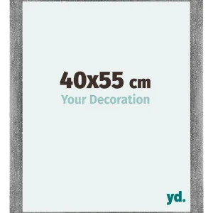 Bilderrahmen 40x55 cm - Grau Gewischt - MDF - Mura