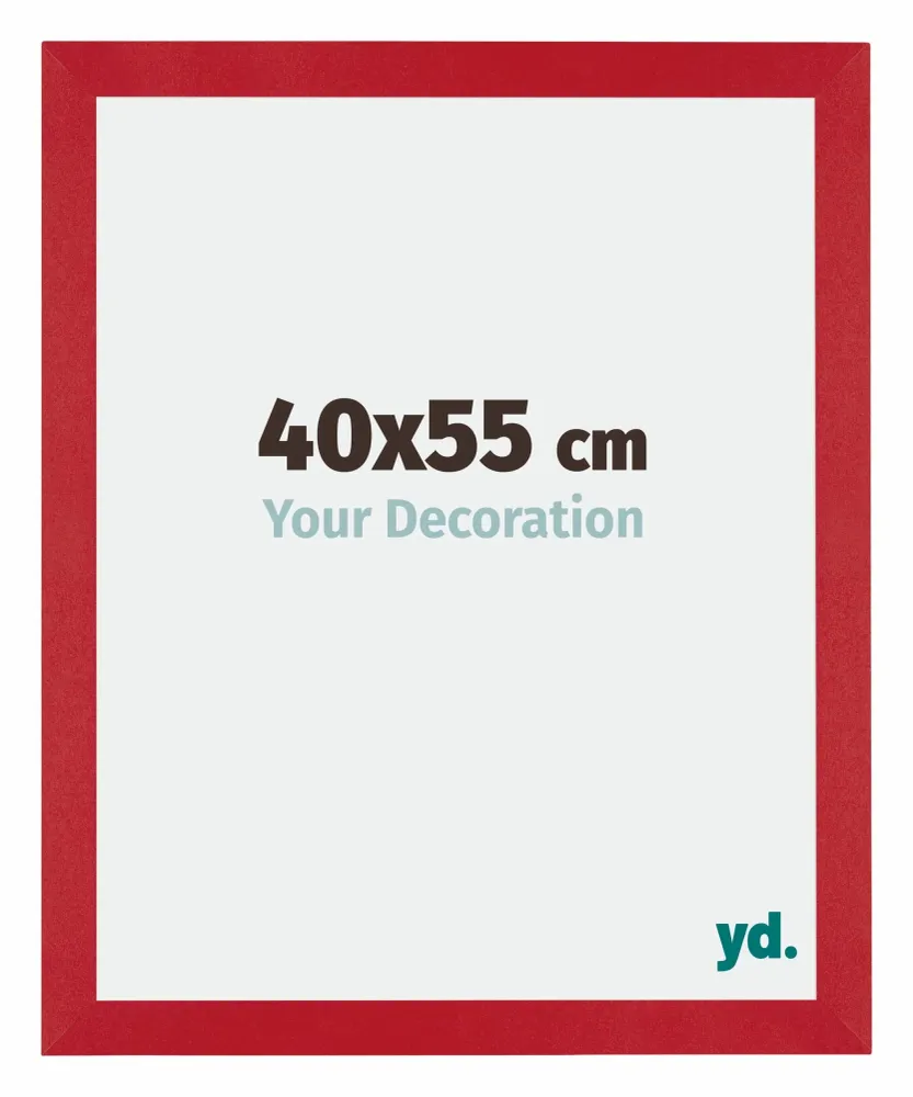 Bilderrahmen 40x55 cm - Rot - MDF - Mura