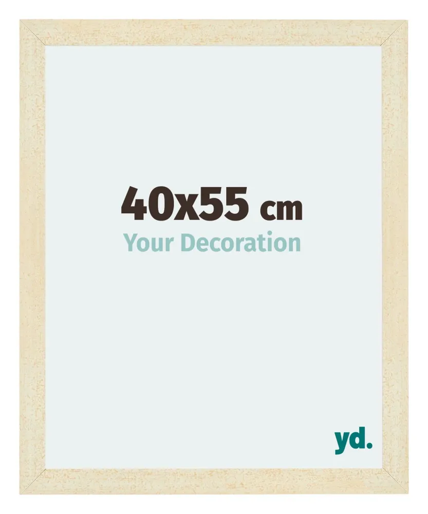 Bilderrahmen 40x55 cm - Sand Gewischt - MDF - Mura