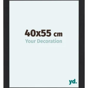 Bilderrahmen 40x55 cm - Schwarz Gemasert - MDF - Como