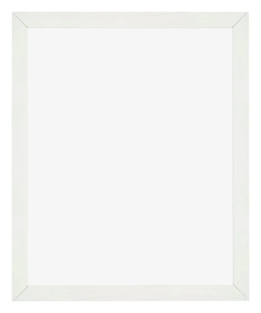 Bilderrahmen 40x55 cm - Weiss Gemasert - MDF - Mura