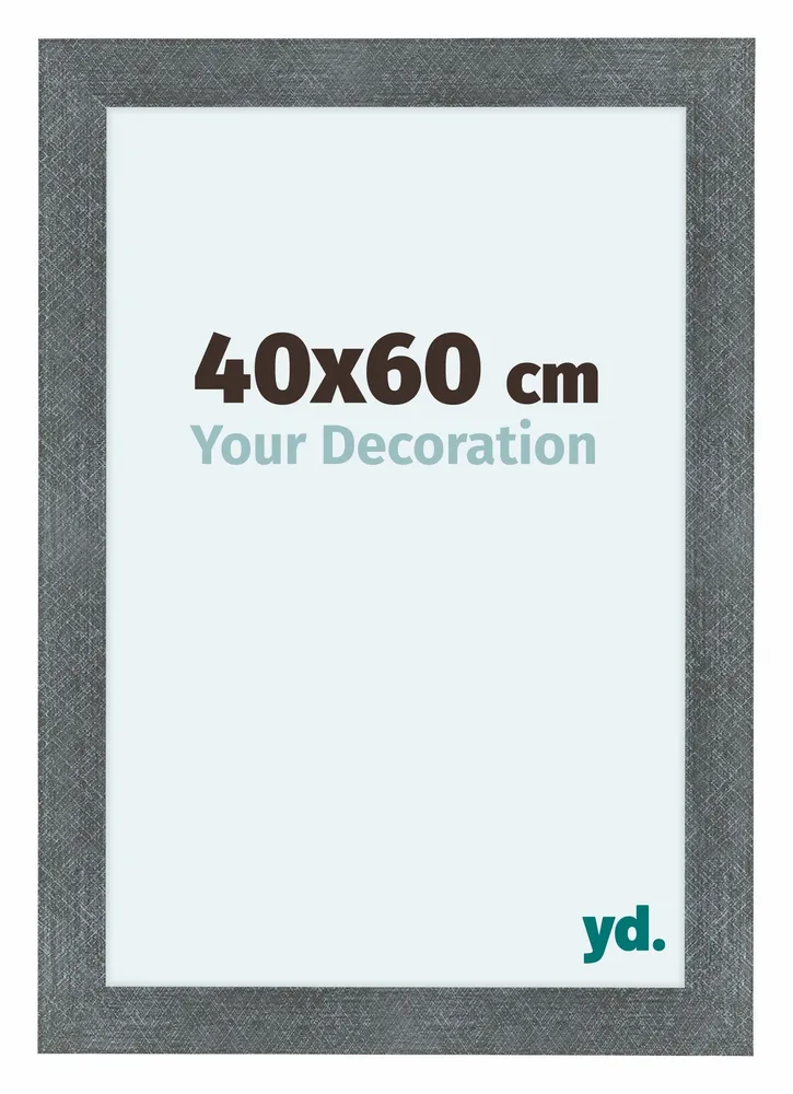 Bilderrahmen 40x60 cm - Eisen Gewischt - MDF - Como