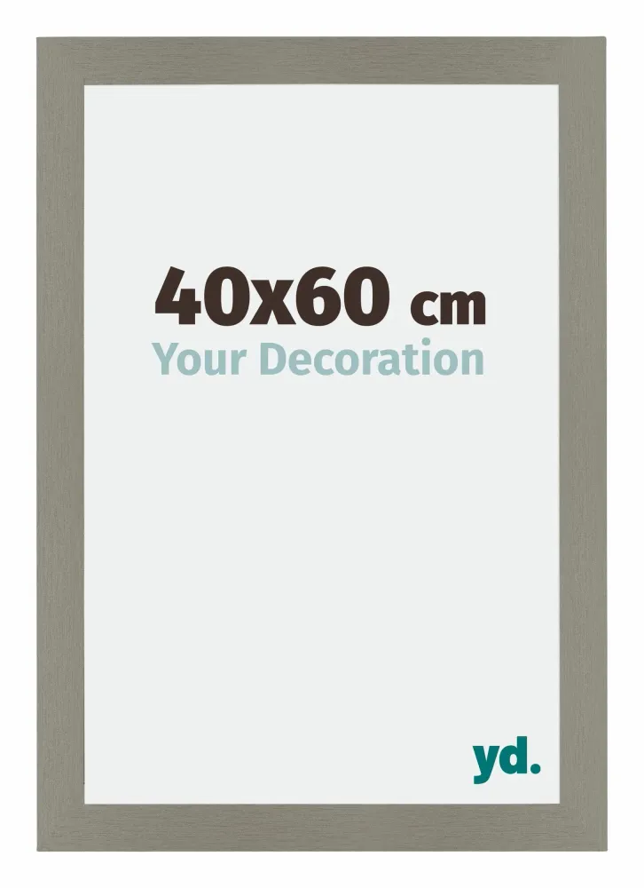 Bilderrahmen 40x60 cm - Grau - MDF - Mura