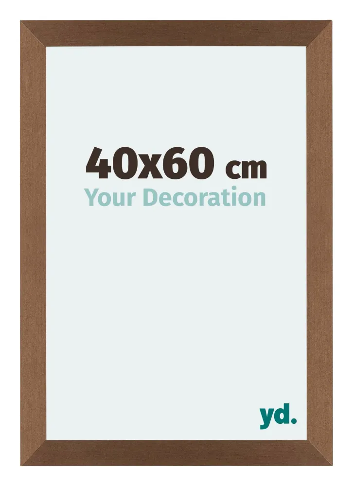 Bilderrahmen 40x60 cm - Kupfer Dekor - MDF - Mura