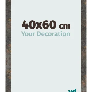 Bilderrahmen 40x60 cm - Oxidiertes Metall - MDF - Bologna