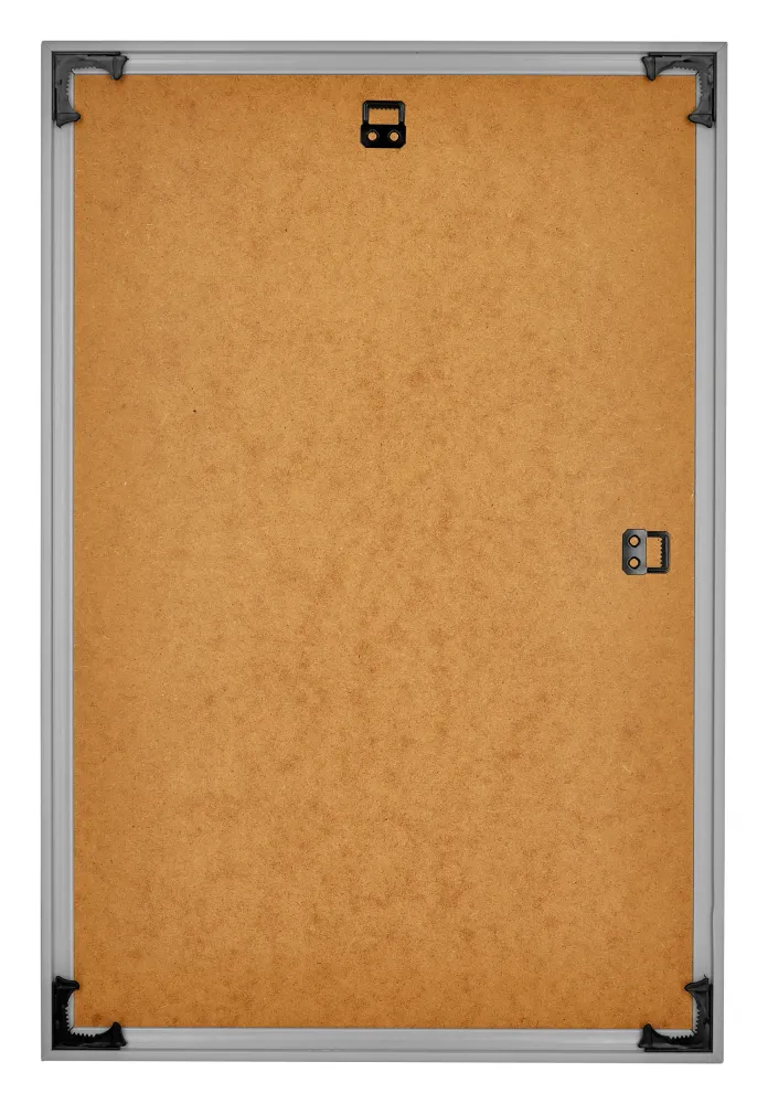 Bilderrahmen 40x60 cm - Silber - Kunststoff - Bordeaux