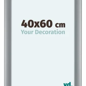 Bilderrahmen 40x60 cm - Silber Matt - MDF - Como
