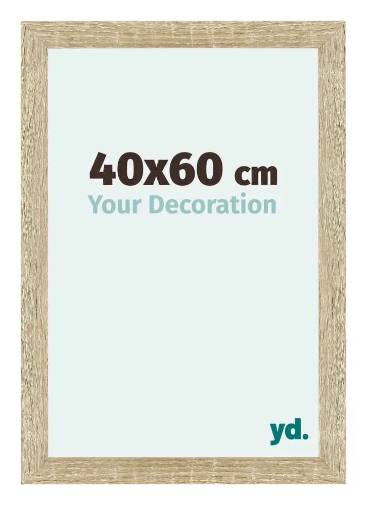 Bilderrahmen 40x60 cm - Sonoma Eiche - MDF - Mura