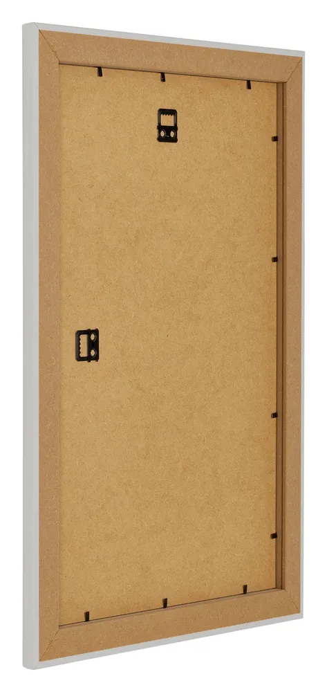 Bilderrahmen 40x60 cm - Weiß Gemasert - MDF - Como