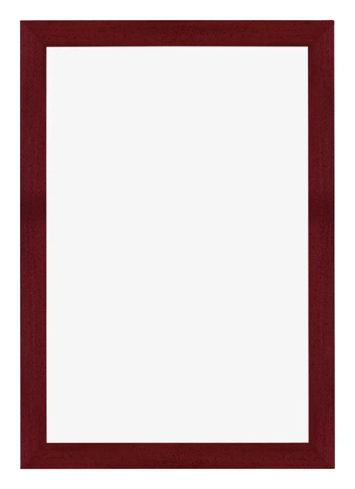 Bilderrahmen 40x60 cm - Weinrot Gewischt - MDF - Mura