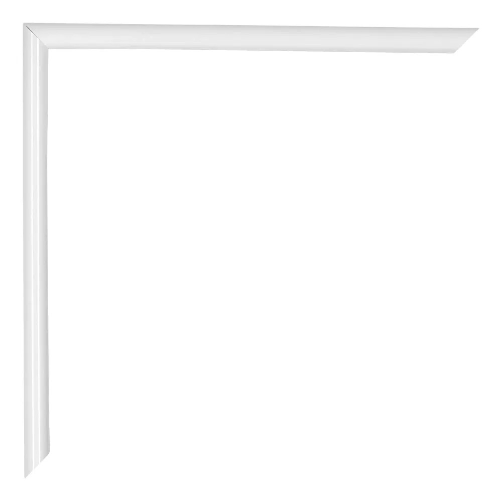 Bilderrahmen 40x60 cm - Weiss Hochglanz - Kunststoff - Annecy