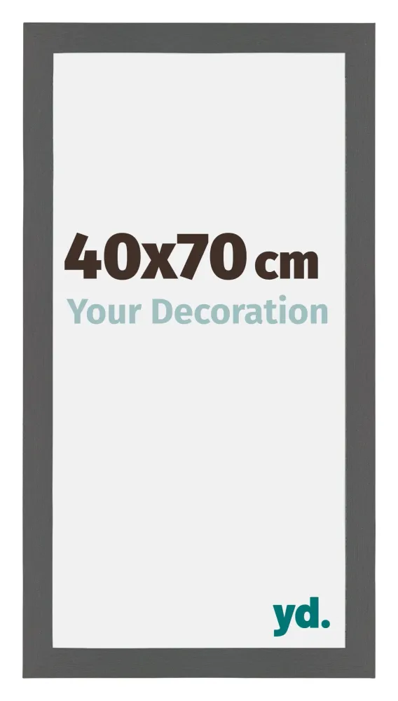 Bilderrahmen 40x70 cm - Antrazit - MDF - Mura