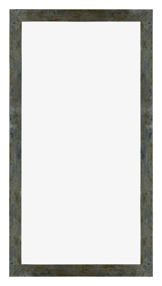 Bilderrahmen 40x70 cm - Blau Gold Meliert - MDF - Mura
