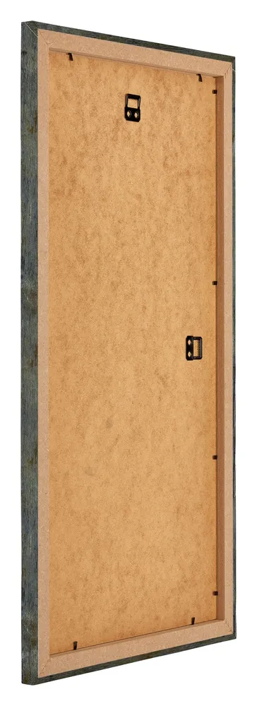 Bilderrahmen 40x70 cm - Blau Gold Meliert - MDF - Mura