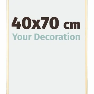 Bilderrahmen 40x70 cm - Gold - Aluminium - Kent