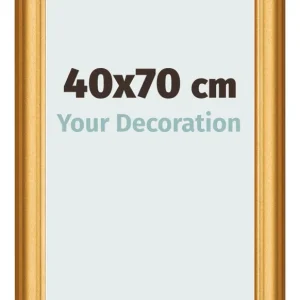 Bilderrahmen 40x70 cm - Gold Matt - MDF - Lazio