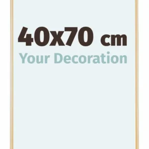 Bilderrahmen 40x70 cm - Gold Vintage - Aluminium - Kent
