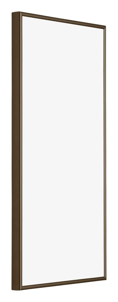 Bilderrahmen 40x70 cm - Nussbaum Struktur - Aluminium - New York