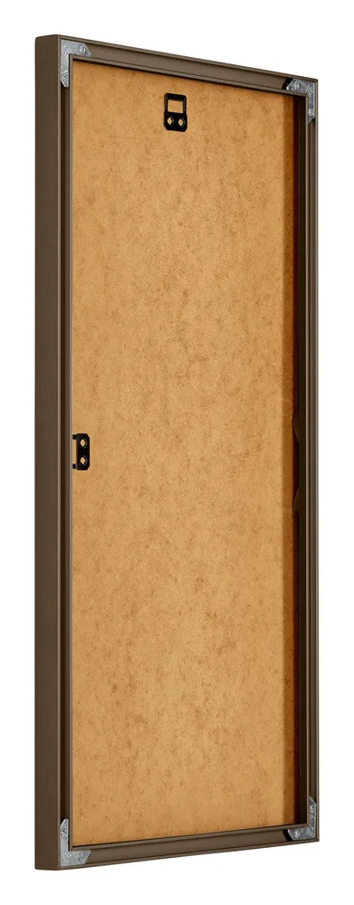 Bilderrahmen 40x70 cm - Nussbaum Struktur - Aluminium - New York