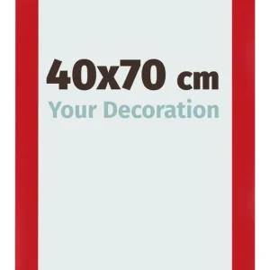 Bilderrahmen 40x70 cm - Rot - MDF - Pisa