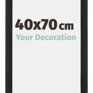 Bilderrahmen 40x70 cm - Schwarz Matt - MDF - Mura