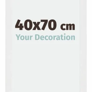 Bilderrahmen 40x70 cm - Weiss Hochglanz - MDF - Mura