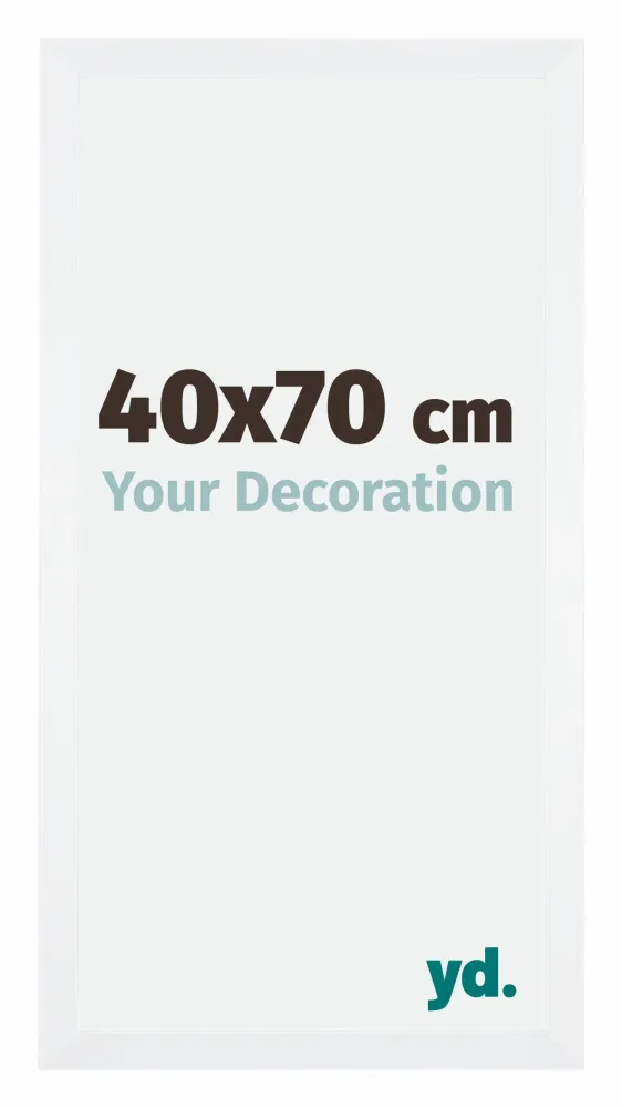 Bilderrahmen 40x70 cm - Weiss - MDF - Catania