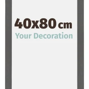 Bilderrahmen 40x80 cm - Antrazit - MDF - Mura