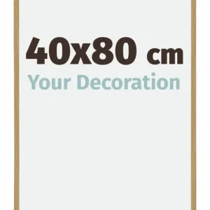 Bilderrahmen 40x80 cm - Buche Hell - Kunststoff - Evry