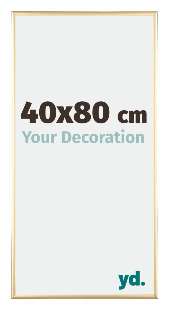 Bilderrahmen 40x80 cm - Gold - Aluminium - Kent
