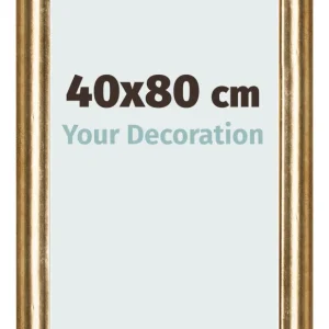 Bilderrahmen 40x80 cm - Gold Antik - MDF - Lazio
