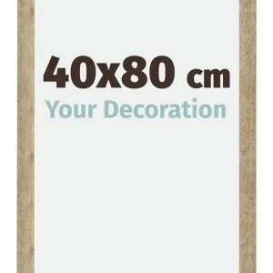 Bilderrahmen 40x80 cm - Gold - MDF - Catania