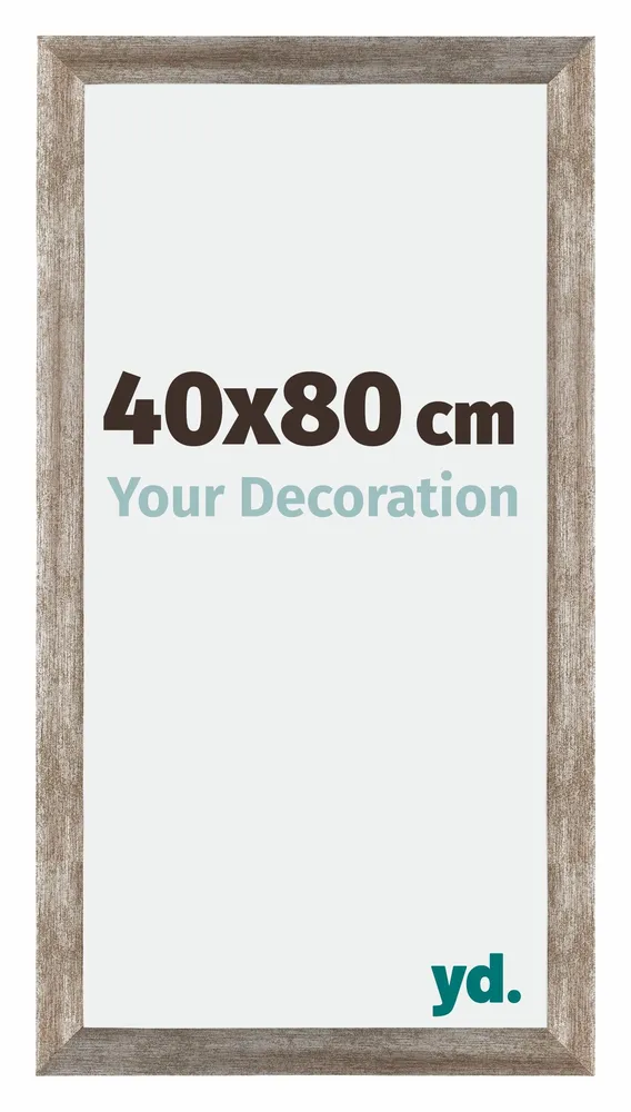 Bilderrahmen 40x80 cm - Metall Vintage - MDF - Mura