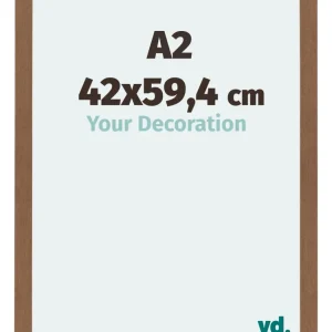 Bilderrahmen A2 - 42x59,4 cm - DIN A2 Kupfer Dekor - MDF - Mura
