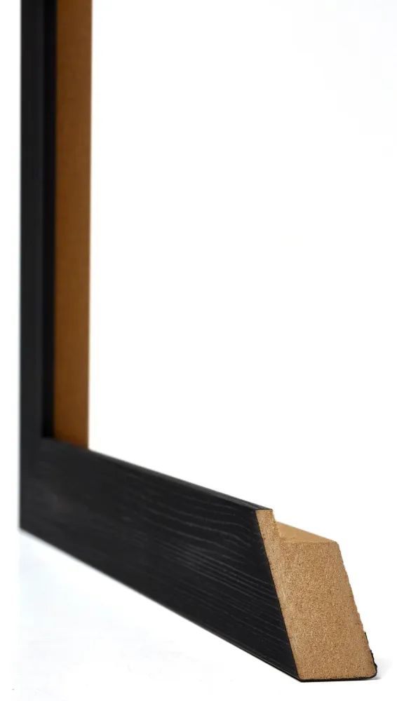 Bilderrahmen A2 - 42x59,4 cm - Schwarz Gemasert - MDF - Mura