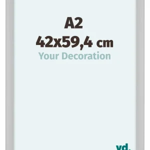 Bilderrahmen A2 - 42x59,4 cm - Weiß Matt - MDF - Como