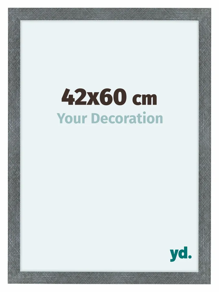 Bilderrahmen 42x60 cm - Eisen Gewischt - MDF - Como