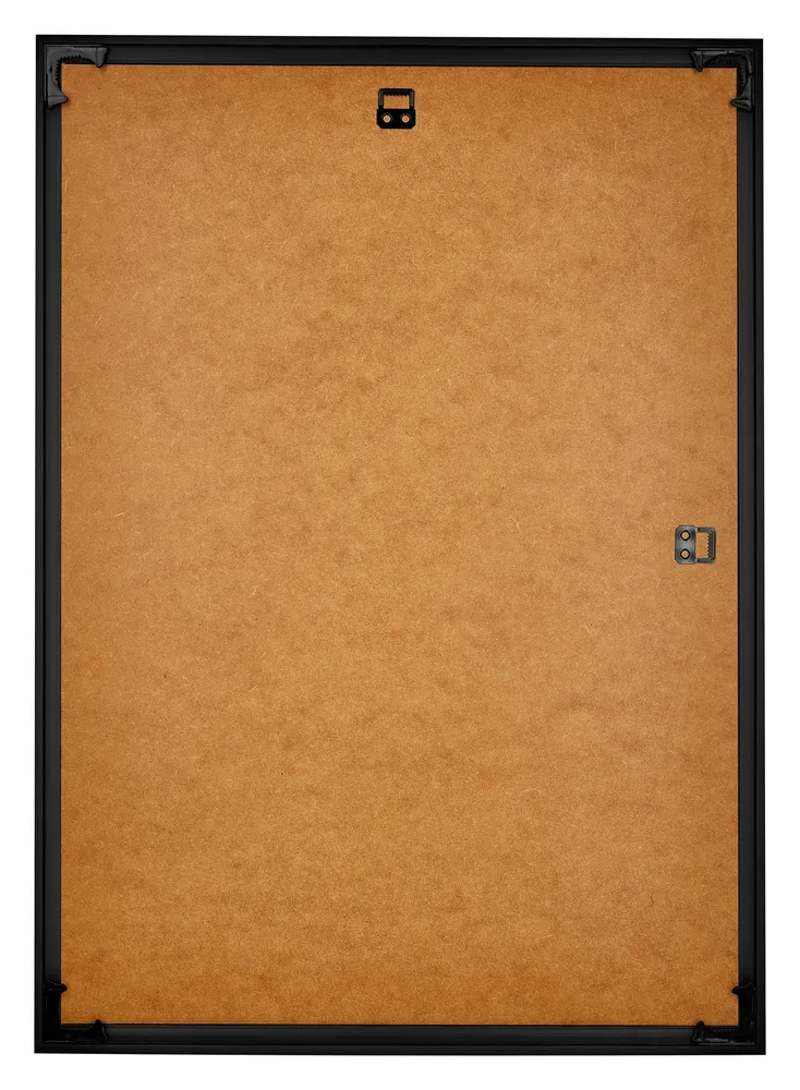 Bilderrahmen 42x60 cm - Schwarz Matt - Kunststoff - Evry