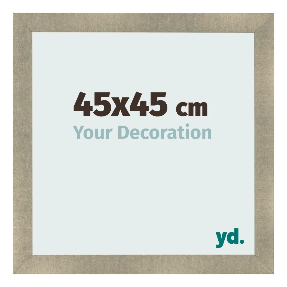 Bilderrahmen 45x45 cm - Gold Antik - MDF - Pisa