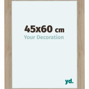 Bilderrahmen 45x60 cm - Eiche Hell - MDF - Como